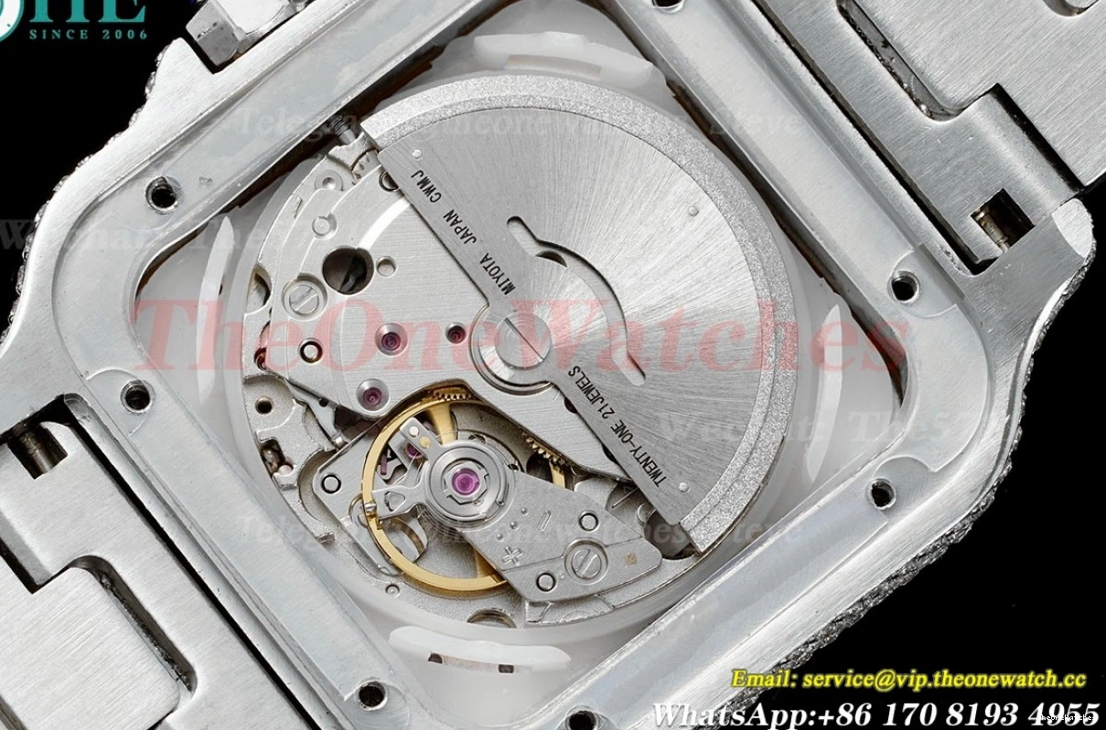 SS Mens XL 100 40mm Rmn MY9015 AMG Santos SS Dia 0124